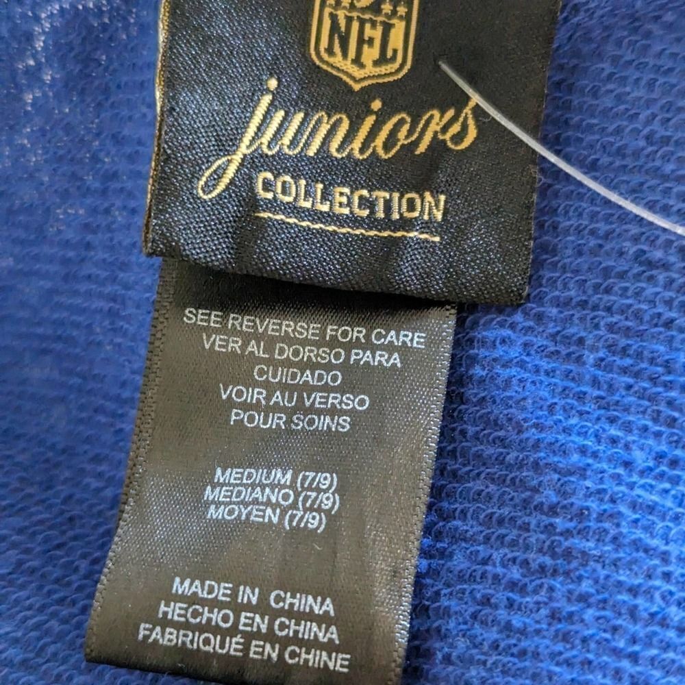 NFL New York Giants Blue Long Sleeve Tee Shirt NWT - Picture 5 of 6